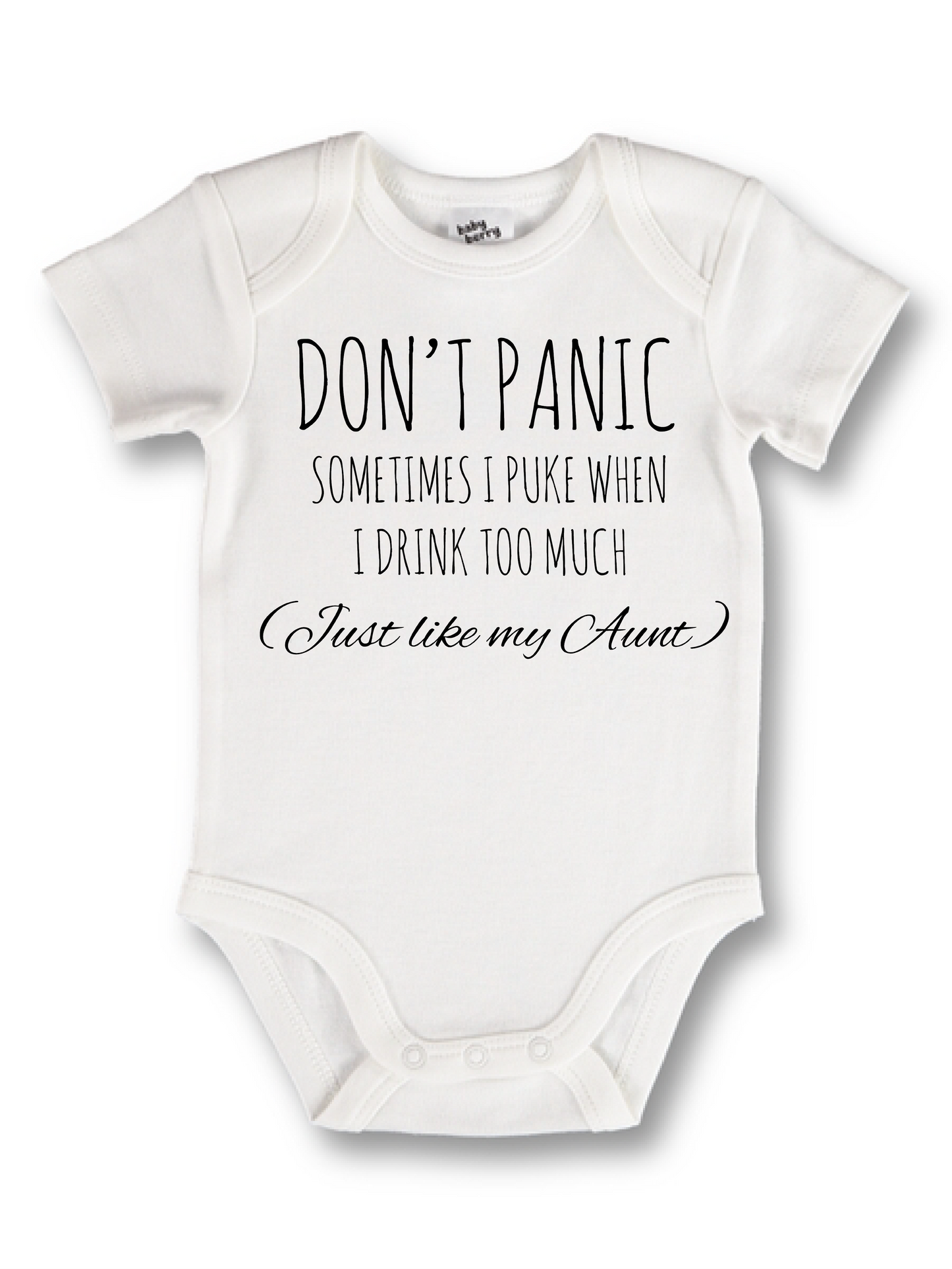 Don't panic onesie