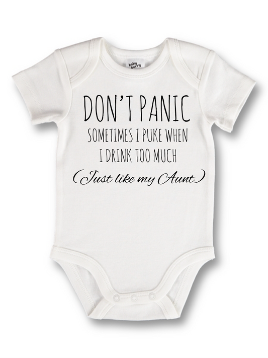 Don't panic onesie
