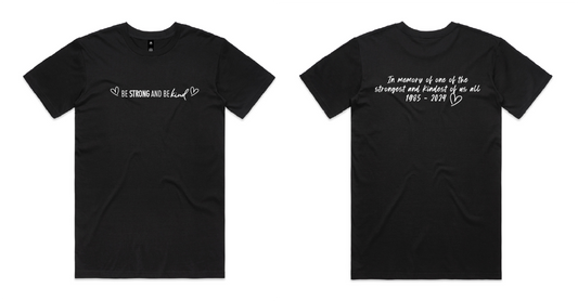 Be Strong & Be Kind (Cursive design)